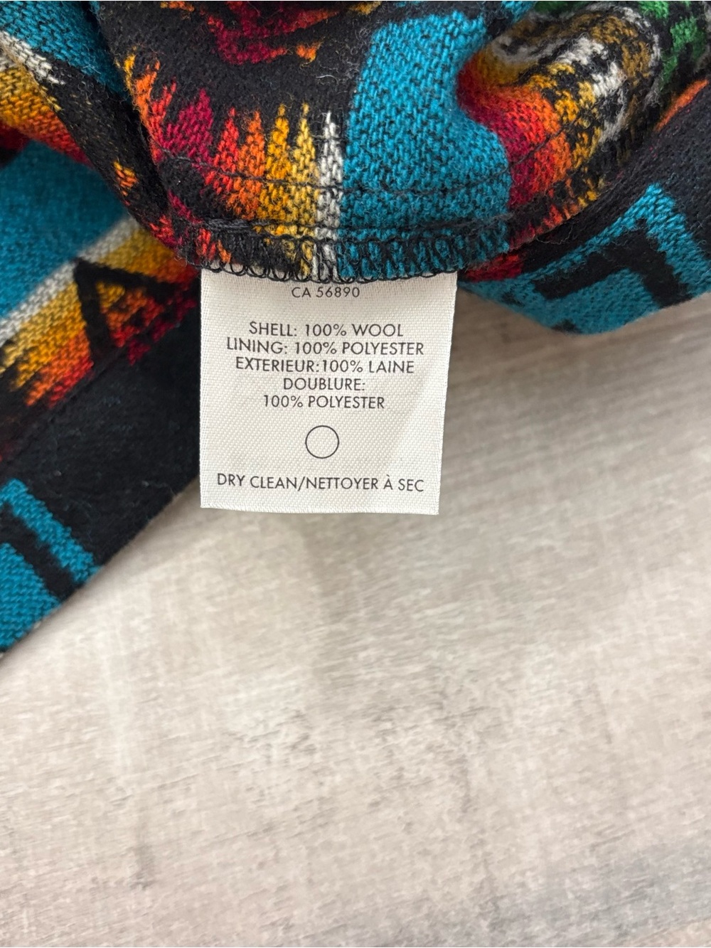 Pendleton Wool Shirt Jacket Chief Joseph Mens M Buffalo Nickel Buttons Aztec - Picture 11 of 16
